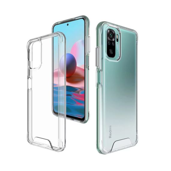 Чохол накладка Space Collection для Xiaomi Redmi Note 10 Pro- прозорий | Зображення 1
