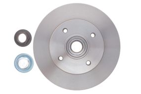 Диск тормозной задний Citroen C3 09- C4 Peugeot 307 207 04- 208 12- 249х9 полный с подшипником  23-0878
