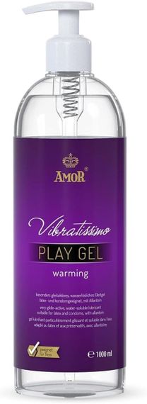 Розігріваючий лубрикант - Vibratissimo Play Gel Warming, 1000 мл Sex Aura