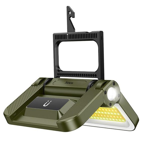 Кемпинговый фонарь Hoco DL22 solar-powered (5000 mAh) Green | Зображення 3