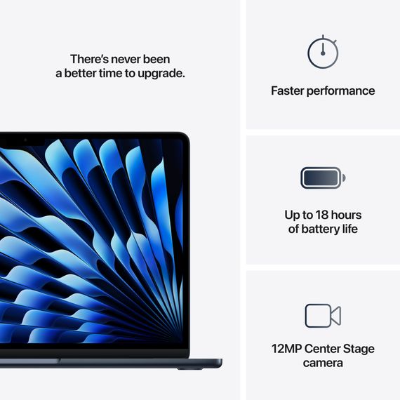 Ноутбук Apple MacBook Air 13 M4 A3241 Midnight (MW1L3UA/A) | Зображення 7
