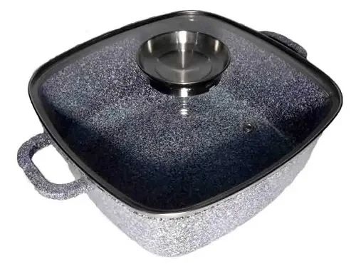 Котел жаровня з кришкою UNIQUE UN-5207 | Зображення 1