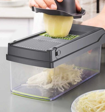 Ручна овочерізка – мультислайсер VEGGIE SLICER для подрібнення овочів та фруктів | Зображення 3