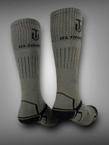 Термоноски-гольфы ULTIMATUM ThermoPro Олива,носки тактические теплые зимние гольфы,армейские оливковые носки | Зображення 1