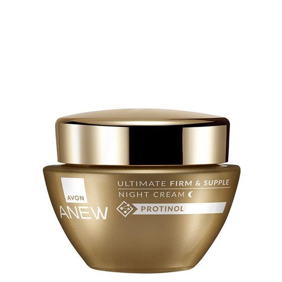 Ночной крем для лица Упругость и эластичность с протинолом 45+ SPF 20 Avon Anew 50 мл
