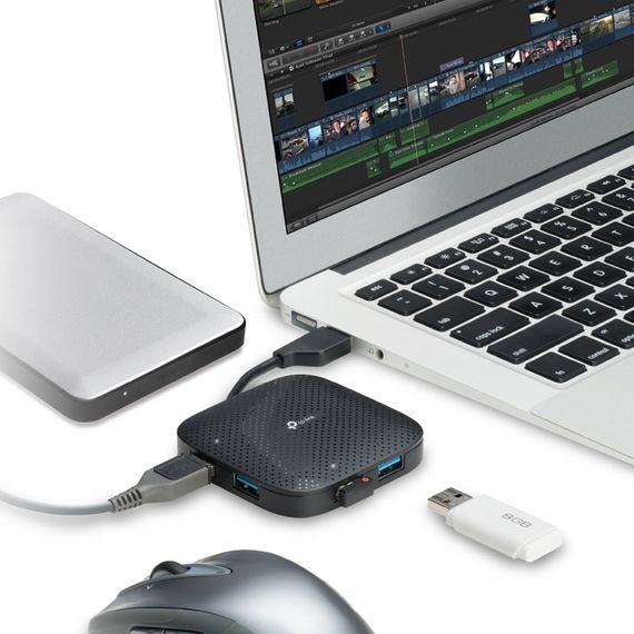 USB-хаб TP-LINK UH400 4xUSB3.0 (UH400) | Зображення 1