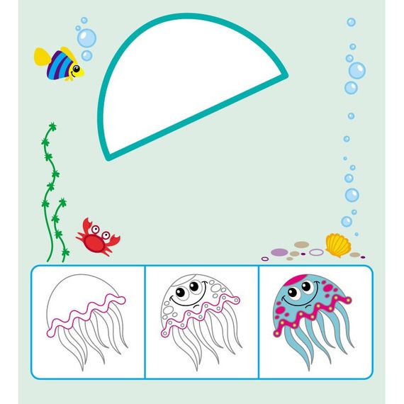 Дитяча багаторазова розмальовка "Диво-фігурки" 559006, 5 сторінок | Зображення 3