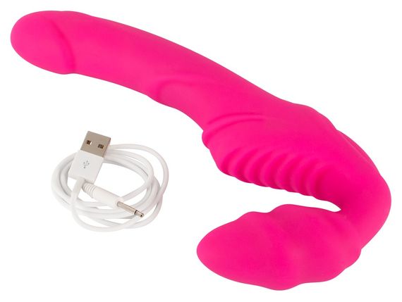 Страпон - Vibrating Strapless Strap-On | Зображення 4