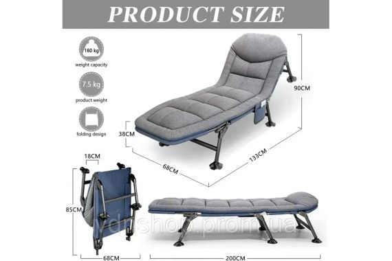 Розкладне ліжко з ніжками/розкладачка | Зображення 2