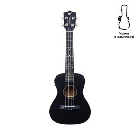 Електроакустичне укулеле Alfabeto U23 EQ (Чорний) + чохол