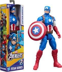 Игровая фигурка Капитан Америка 30 см Оригинал Marvel Titan Hero Captain America 12” Action Figure