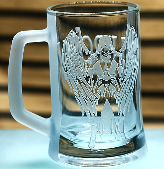 Пивний келих 670 мл Heroes of Might and Magic V подарунок для геймера кухоль з гравіюванням Герої V | Зображення 4