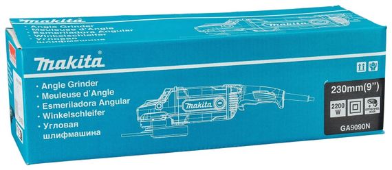 Шліфмашина кутова мережева Makita GA9090N (230 мм, 2200 Вт, 6600 об/хв) | Зображення 7