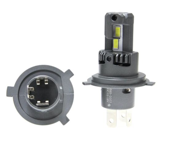 Комплект світлодіодних ламп Qline SA H4 H/L 52W 6000K Qline (Small Active) 12V | Зображення 2