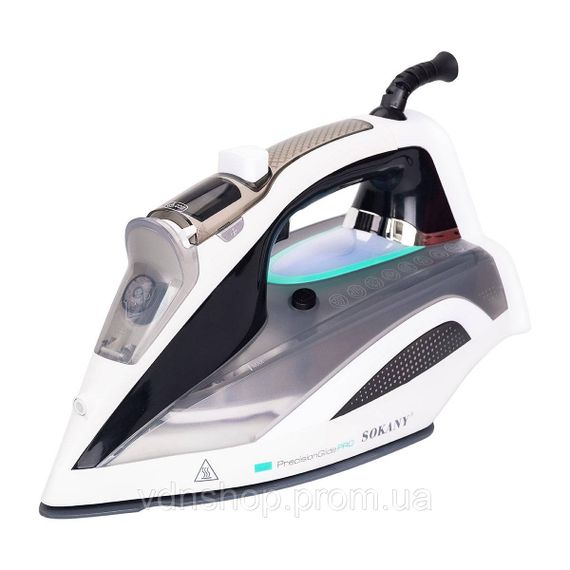 Утюг паровой ручной с автоотключением ручной профессиональный для одежды 2400 Вт Sokany SK-11030 | Зображення 5