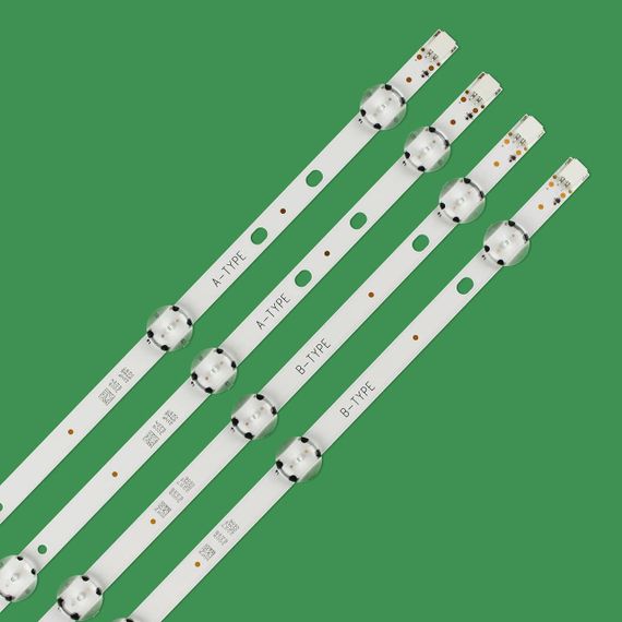 LED підсвітка TV Telefunken : 43UC8250, 43TU6020, 43TU7520A, 43TF6520A, AURUM43UHD  Toshiba: 43U5663DG 4шт. | Зображення 3