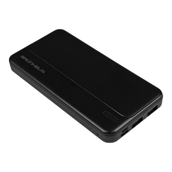 Power Bank - Портативна батарея 20.000 mAh. чорний - GP-20B GRUNHELM | Зображення 3