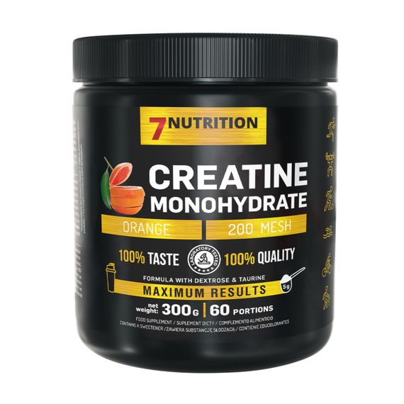 Креатин 7 Nutrition Creatine Monohydrate 300 g, Orange