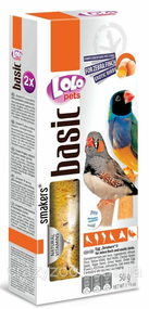 Лакомство для амадинок и экзотических птиц Lolo Pets Smakers с яйцом 50 г LO-72306