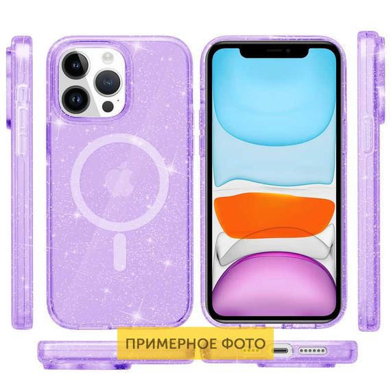 Чохол TPU Galaxy Sparkle (MagFit) для Apple iPhone 16 Pro Max (6.9") | Зображення 1