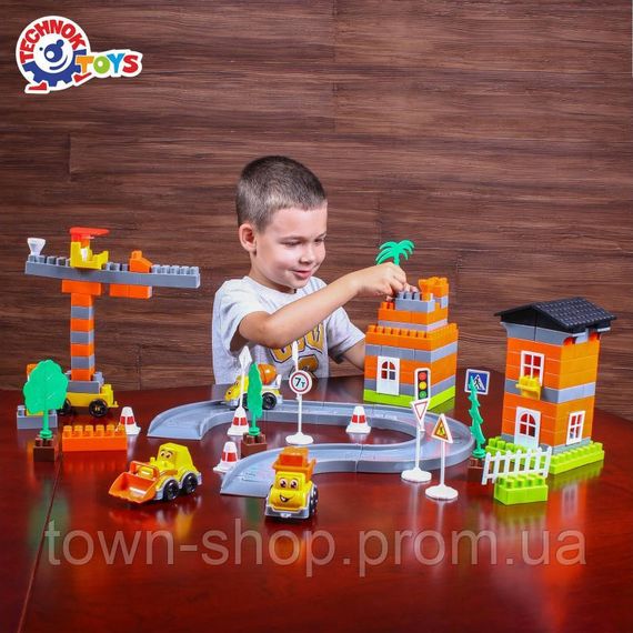 Игровой набор конструктор 9994TXK 170 деталей и 3 машинки | Зображення 4