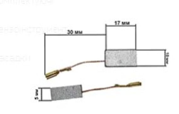 Щітки для електроінструмента 5*10*17 G12 KOSA