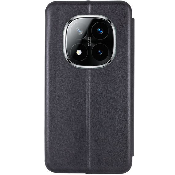 Кожаный чехол-книжка Classy для Xiaomi Redmi Note 14 Pro 5G / 14 Pro+ 5G Черный | Зображення 2