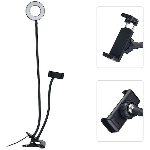 Світлодіодне кільце для фото, Прожектор для блогерів Кільцеве світло світло предметної зйомки BV-80