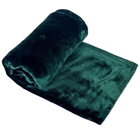 Плед Emily Manner велсофт 150х200 см 300 гм2 Dark Green (94326222) | Зображення 4
