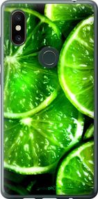 Чохол на Xiaomi Mi Mix 2s Зелені часточки лимона "852u-1438-2448"