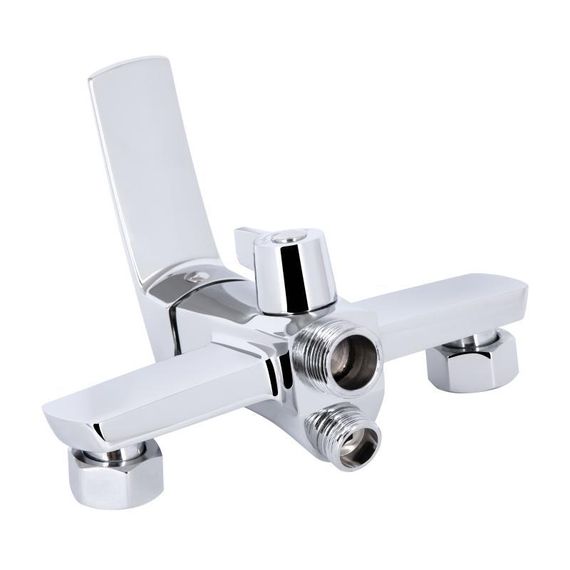 Змішувач для ванни Qtap Tern з довгим поворотним виливом (з душовим гарнітуром) QTTER260CRM47587 Chrome | Зображення 3