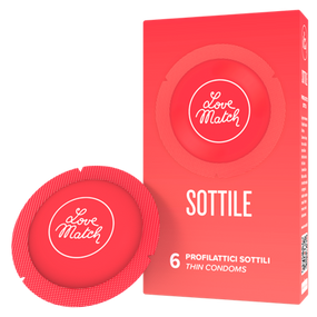 Презервативи - Sottile (Thin), 6 шт.