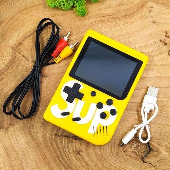 Ігрова консоль Sup Game Box 500 ігор, ігрові приставки до телевізора. Колір: жовтий | Зображення 2