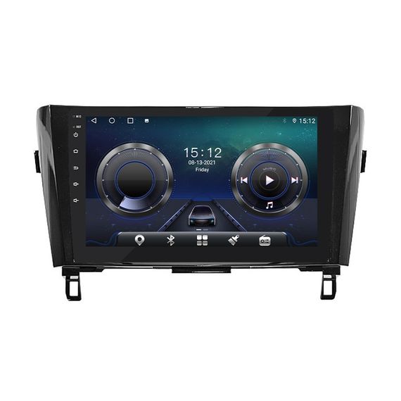 Штатная магнитола Lesko для Nissan Rogue II 2013-2016 экран 10" 4/32Gb/ 4G/ Wi-Fi/ CarPlay Premium GPS Android
