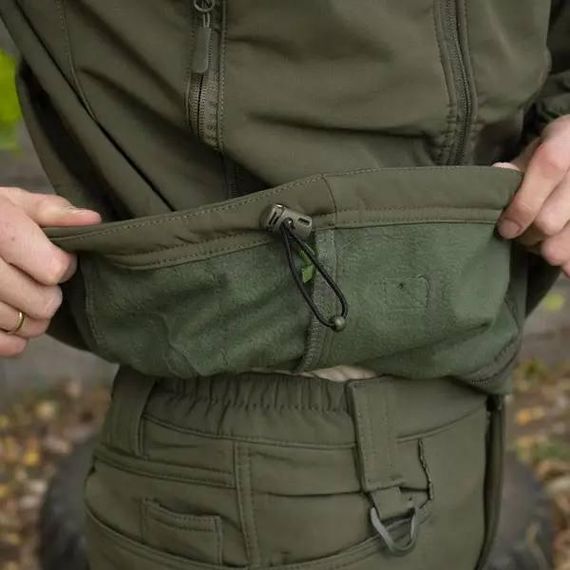 Куртка софтшел Gman Олива Soft Shell на флісі | Зображення 5