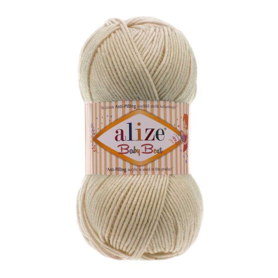 Пряжа Alize Baby Best No 599 (Алізе Бебі Бест) – 10% Бамбук, 90% Антипілінг Акрил, 100г/240м