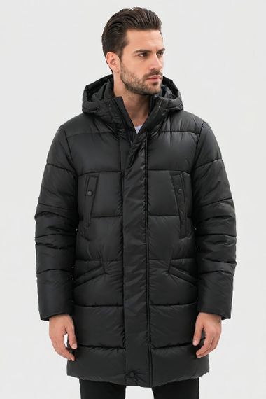 Чоловічий Пуховик Sun`s House  розмір: 3XL Чорний (арт. B-027) | Зображення 1