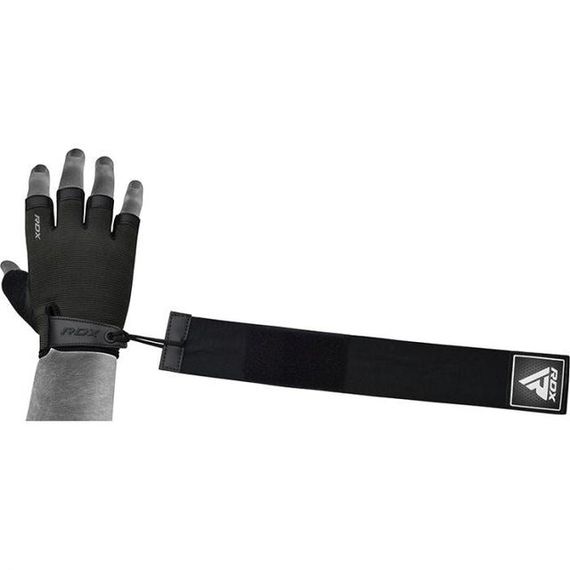 Рукавички для фітнесу RDX T2 Half Black PLUS-M | Зображення 2