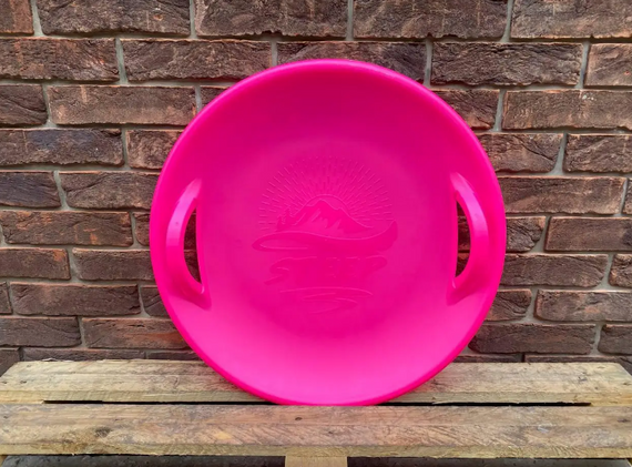 Санки-ледянка (круглі)  "Steep",  колір Pink (рожевий)