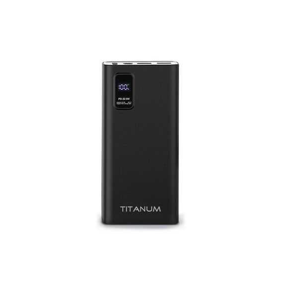 Повербанк TITANUM 727S 20000mAh 22.5W Black | Зображення 1
