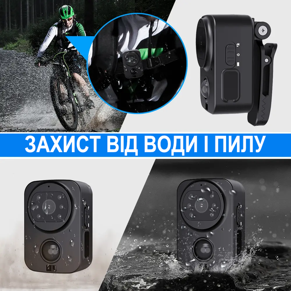 Мини камера видеонаблюдения Digital Lion PD01, боди камера с датчиком движения и ночным видением, до 30 дней работы, 1080P | Зображення 2