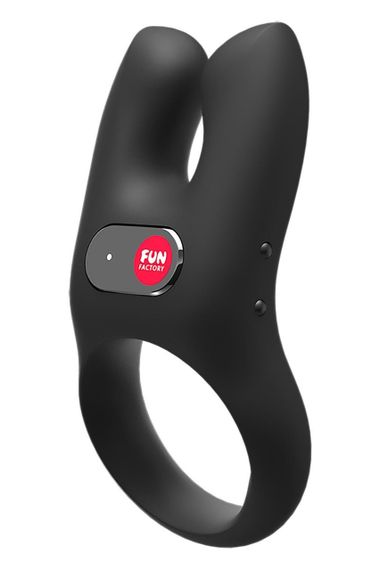 Ерекційне віброкільце Fun Factory Nos чорне, 8 см sexstyle | Зображення 1