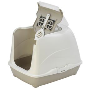 Moderna Flip Cat туалет закрытый для кошек, 50 см х 39 см х 37 см, серый