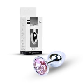 Анальна пробка - Jewellery Silver Plug Light Pink