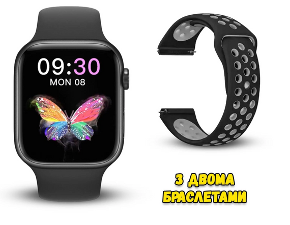 Смарт-часы Smart Watch T55 с 2 ремешками для уведомлений а ∙ Умные часы Smart Watch T55 для фитнеса | Зображення 5