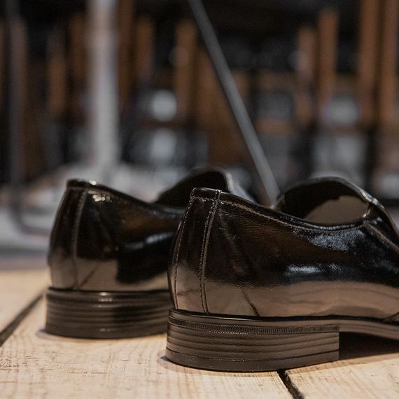 Лакированная мужская обувь туфли 39 размер | Зображення 3