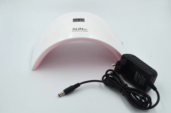 LED + UV лампа для ногтей Sun 9S White 24 Вт (YQ9SSUN9S) с кабелем-адаптером для работы от USB | Зображення 4