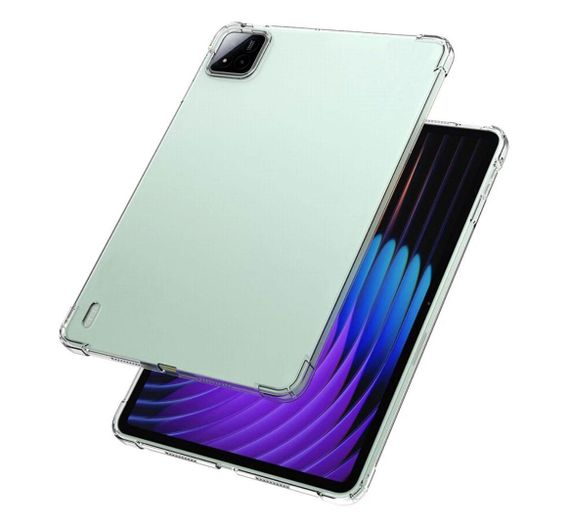 Силіконовий чохол бампер Primolux Silicone для планшета Poco Pad X1 11.2" 2025 - Clear | Зображення 3