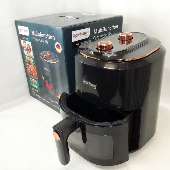 Фритюрницы бытовые для дома Rainberg RB-2242 на 6 л 3800 Вт, Печь без масла электрическая LG-78 | Зображення 4