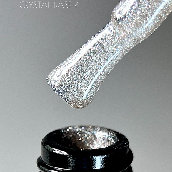 Світловідбивна база Crooz Crystal Base №04 (айворі з блиском) 8мл | Зображення 1